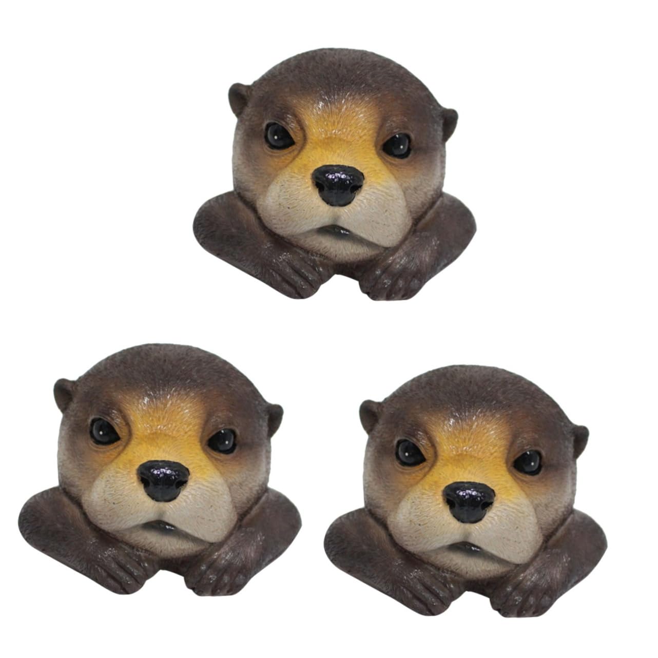 Figurines flottantes de jardin en résine réaliste pour animer l'étang et les bassins de cour