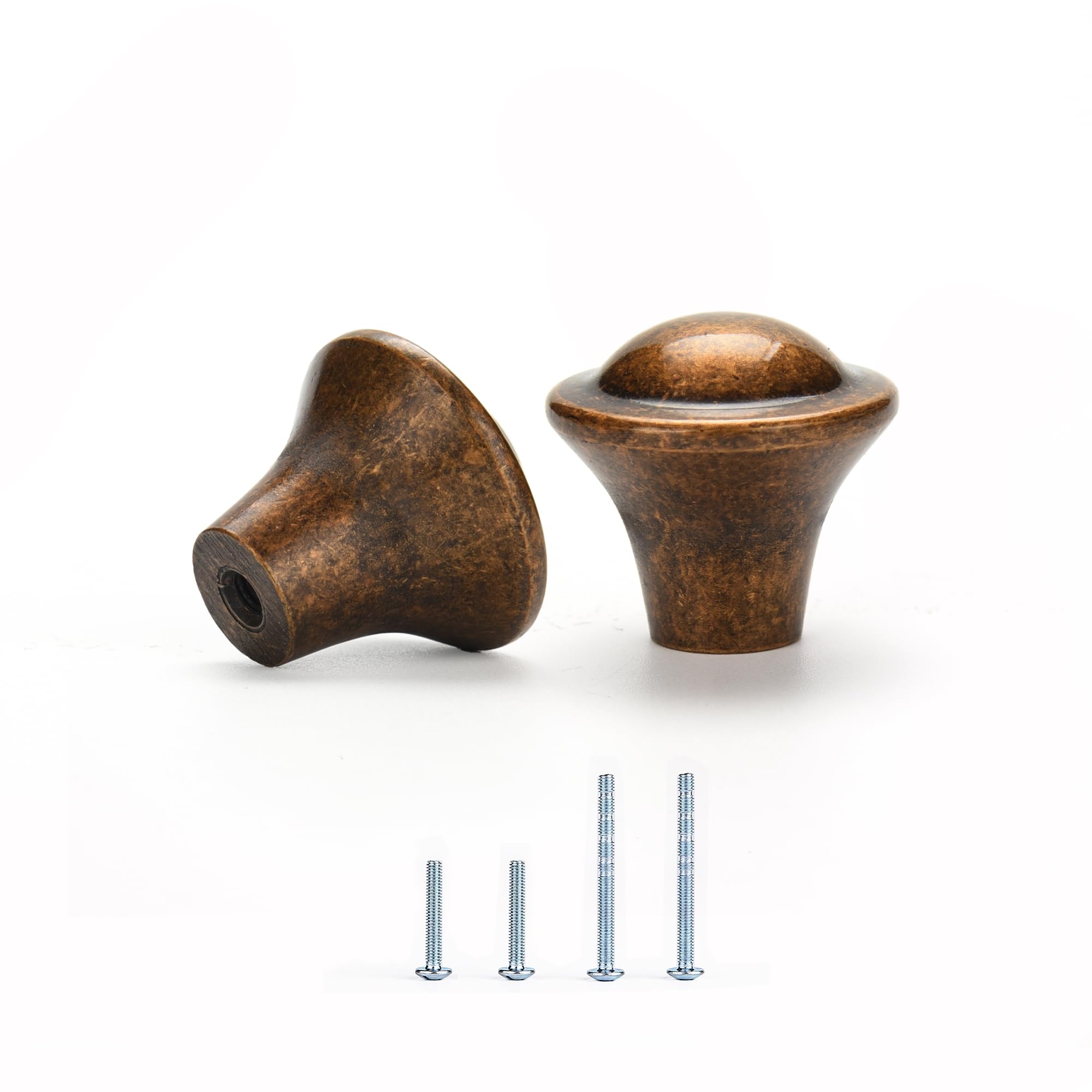 Satanga Cabinet Handles Kitchen Brushed Brass Modern Drawer Knobs