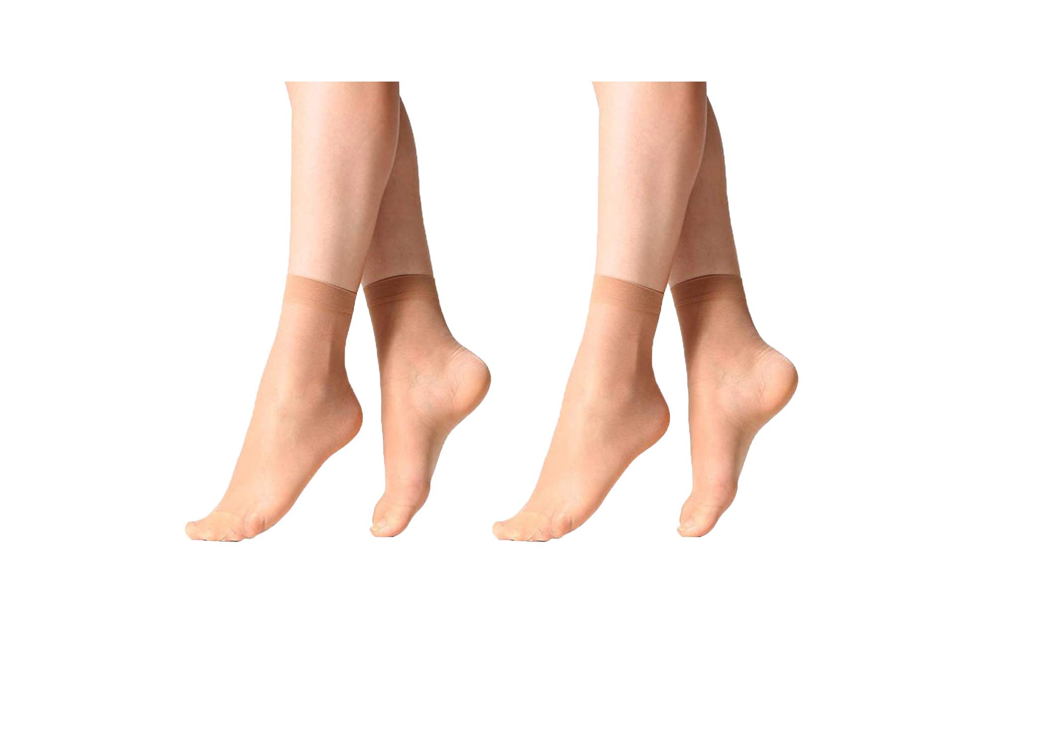 ketkar Women & Girl's Ultra-Thin Transparent Nylon Ankle Length Summer Socks-picture-26