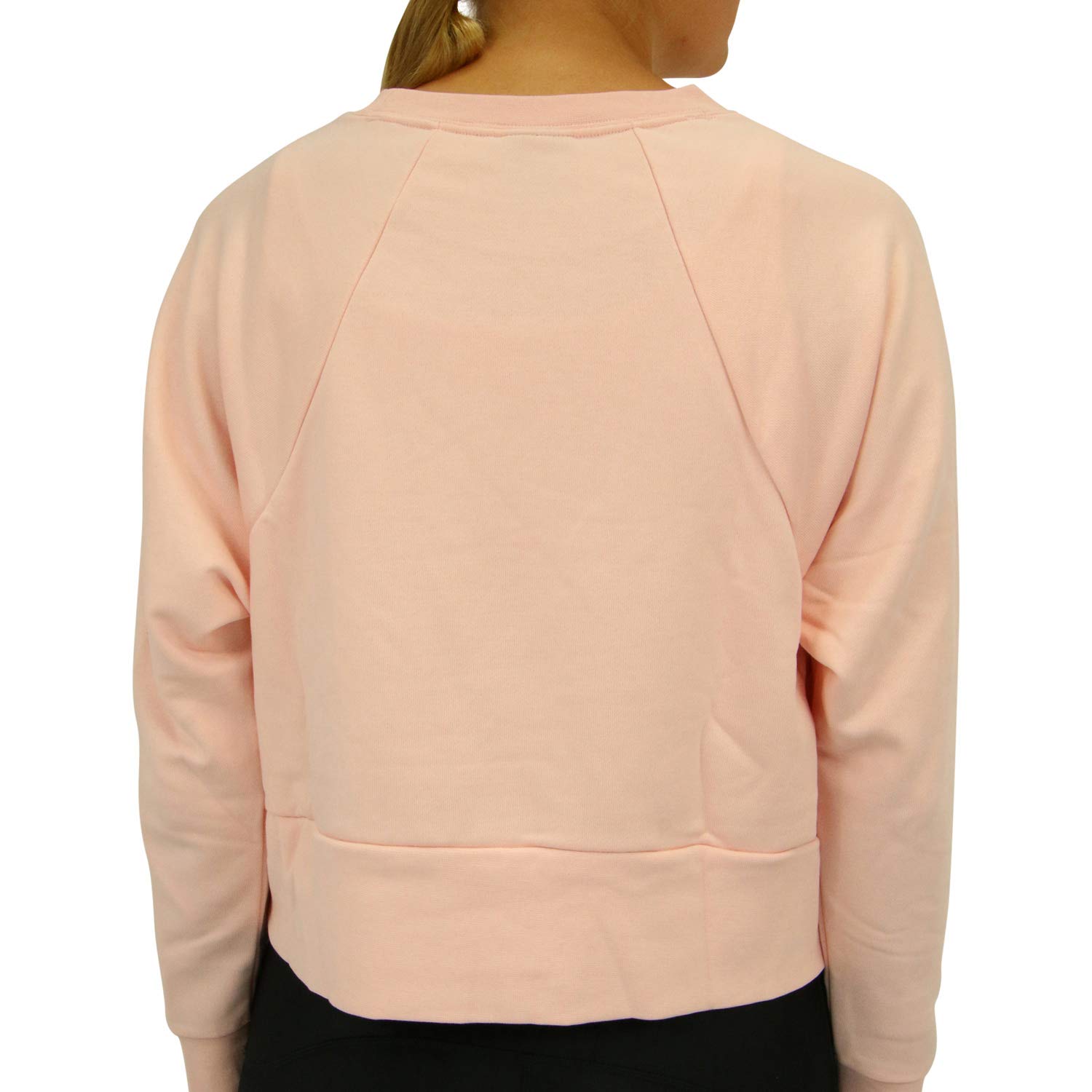 NIKE Dry Get Fit Lux Sweatshirt Women's Sweatshirt, Echo Pink/White, Medium - Image 3