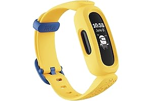 Fitbit Ace 3 for Kids 6+ - Yellow | Activity-Tracker with Sleep...