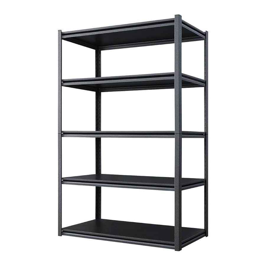 ゴリララック 5段収納スチールラック 183cm x 122cm x 46cm Amazon|ゴリララック 5段 収納 高さ183cm 幅122cm 奥行46cm