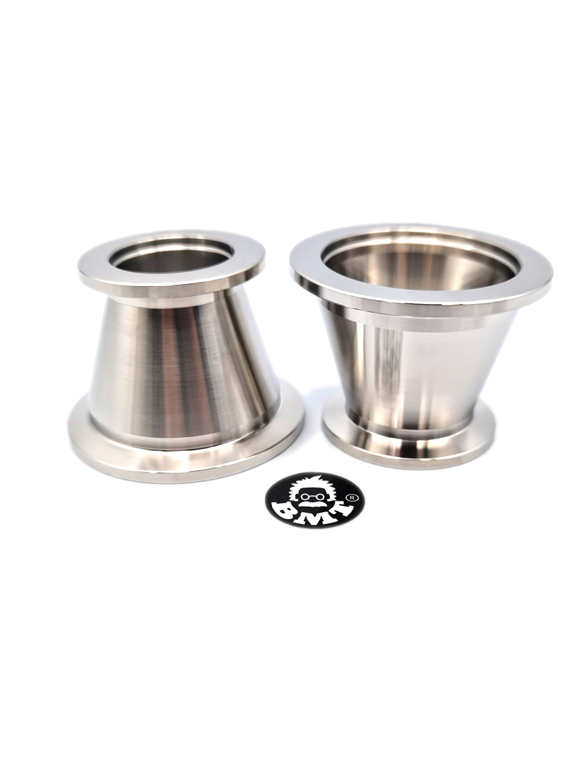 Conical Reducer with ISO-KF Flange KF16 KF25 KF40 KF50 (KF40 to KF25 Pack of 2pcs)