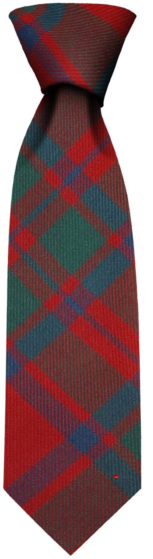 I LUV LTD Gents Neck Tie MacIntosh Ancient Tartan Lightweight Scottish Clan Tie