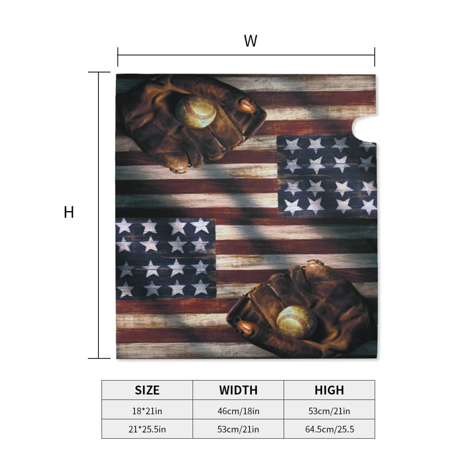 Baocicco Briefkastenabdeckung US-Flagge – Wasserdicht, Magnetisch, 53,3x45,7 Cm, Für Standard-Briefkästen