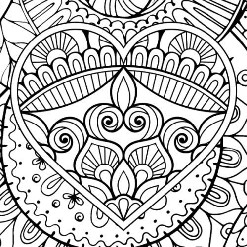 EDDArt – HERZ MANDALA: Ein einzigartiges Notizbuch für mehr bewusstes Sein, Freude, Glück und Kreativität im Leben. Male das Cover selbst aus und ... Deinen Wünschen. (Bullet Journals – EDDArt)