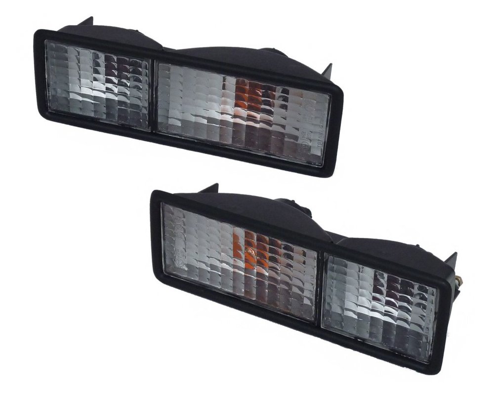 DISCOVERY 1 1989-1999 REAR BUMPER CLEAR LIGHTS SET PARTS# AMR6509W & AMR6510W