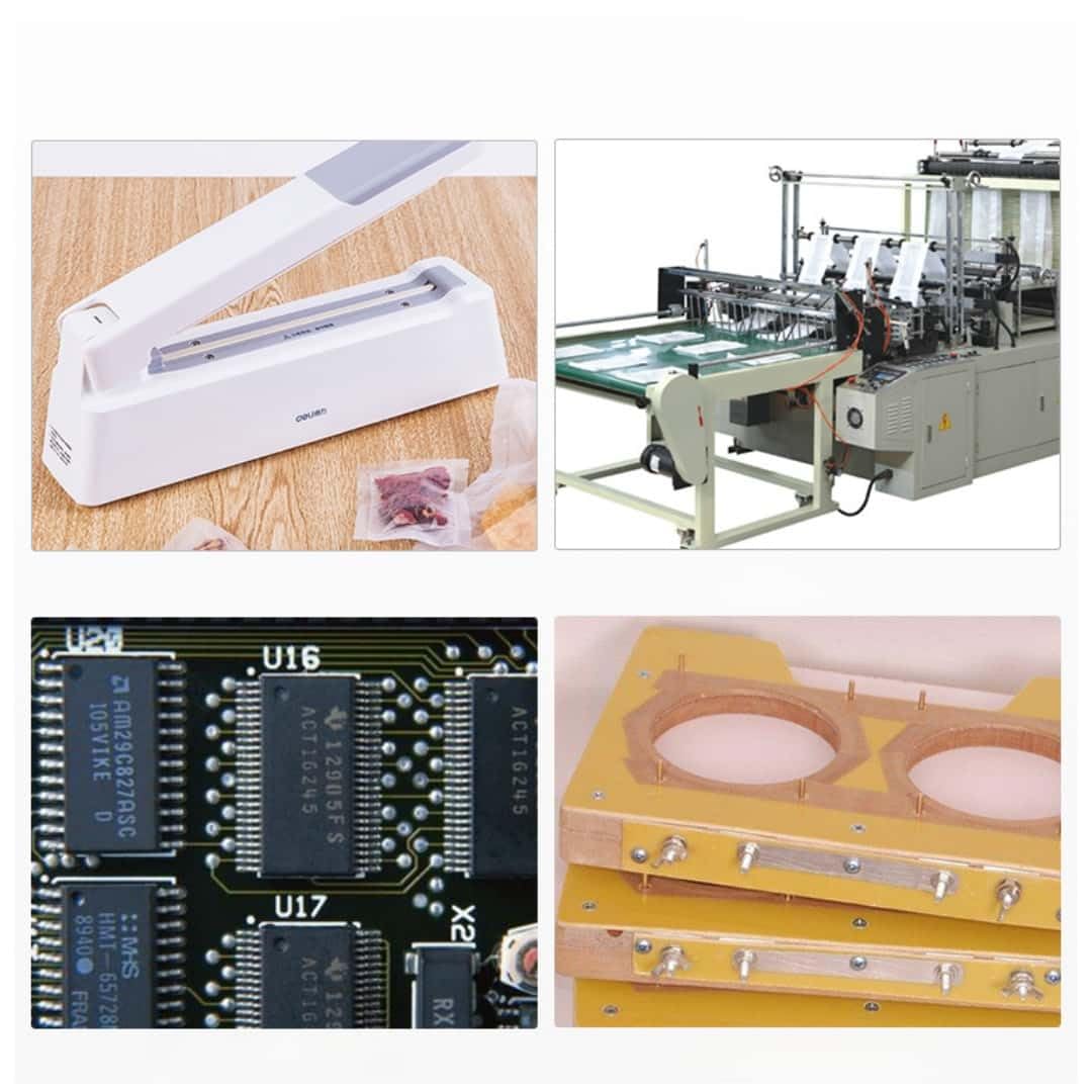 MUZIT Cinta de teflón, grifo fibra vidrio recubierto PTFE, cinta for máquinas sellado Aplicaciones eléctricas -80 ℃ a +260 Tamaños 8-200 mm x 50 m(18mmx50m)