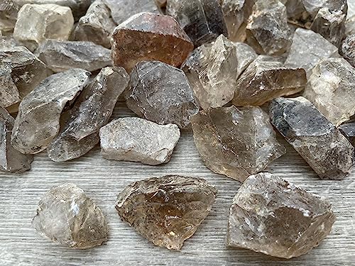 1 Pound Raw Smoky Quartz - Natural Smoky...