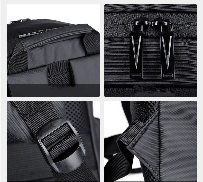 Zaino Unacchio Computer Rucching Business Vallazione Backpack Basse Scuola in Maglio della Porta di Caranda USB Fits15.6 Pollici