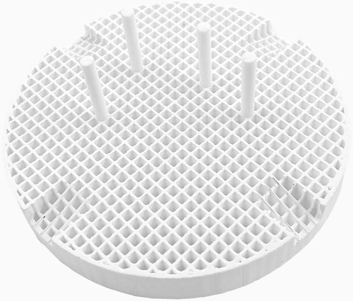Dental Lab Honeycomb Firing Trays Dental Honeycomb Round Firing Trays with 20 Pins for Sintering Pan Rack Circle Plate Holder Technician Supplies