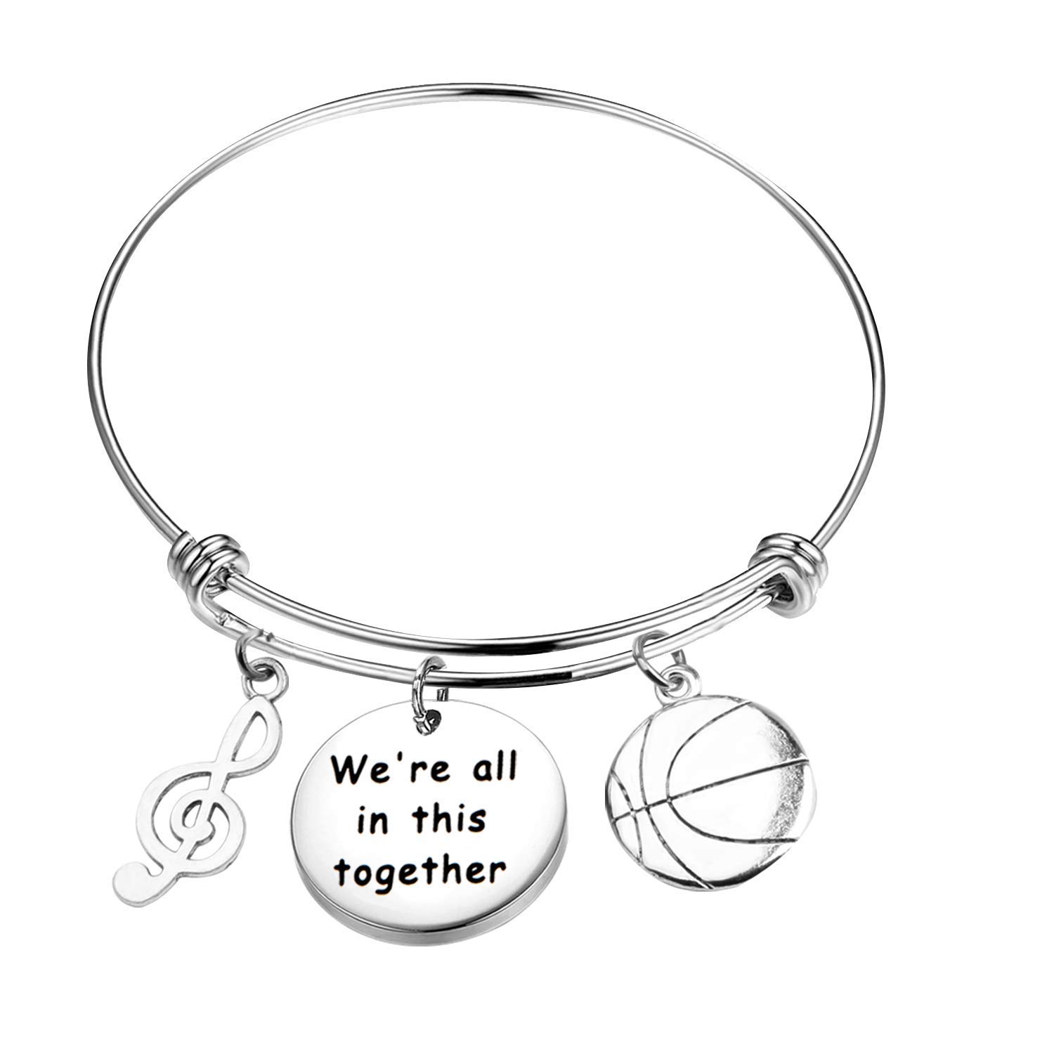 FOTAP Musical Inspire Bracelet Friendship Gift Drama Enthusiasts Jewelry Graduation Gift for Friends Musical Inspired Jewelry