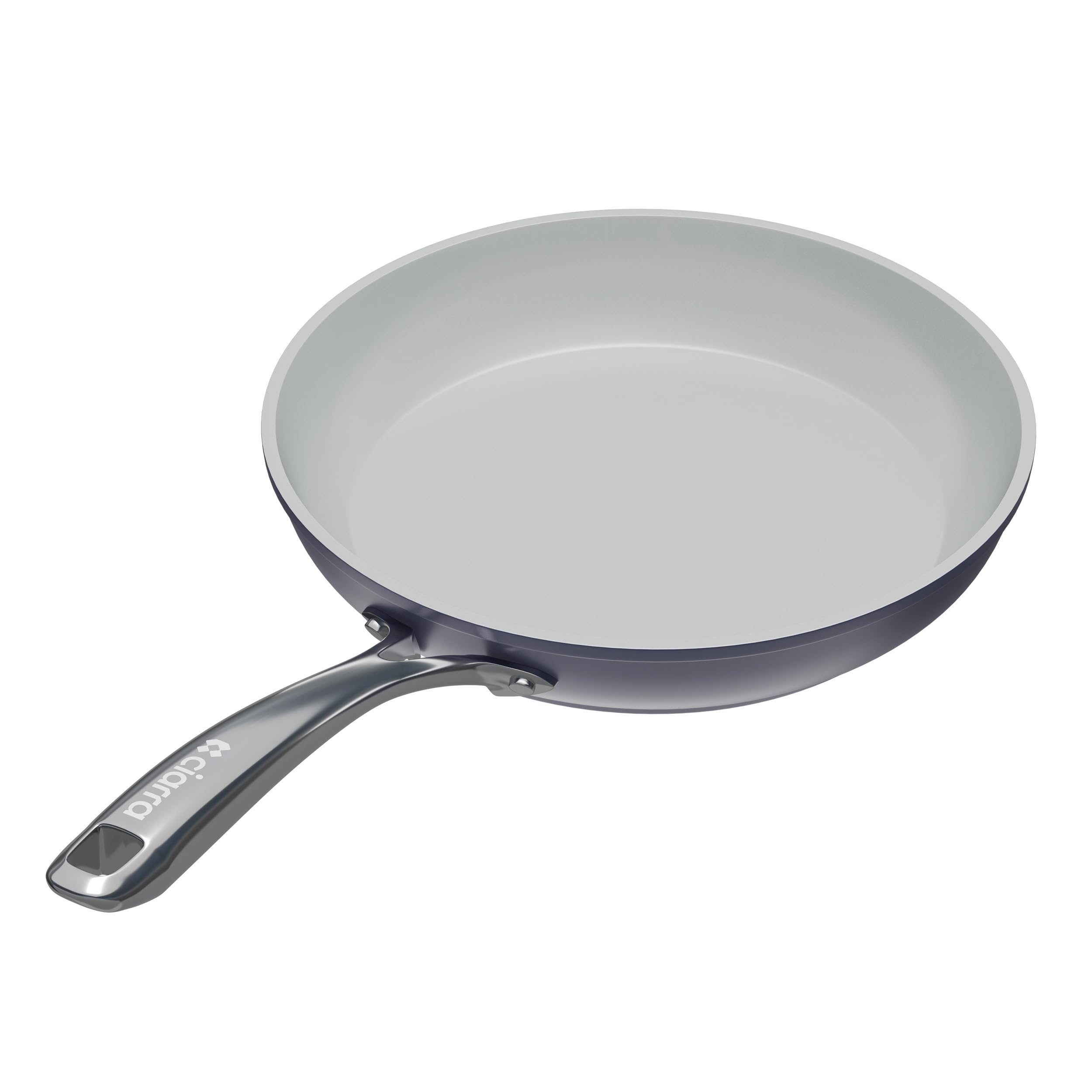 CIARRA Beyond Nonstick Ceramic Frying Pan Non Toxic, 26cm PTFE&PFOA Free, Oven Safe, Compatible with All Stovetops, Blue CAFP26-M