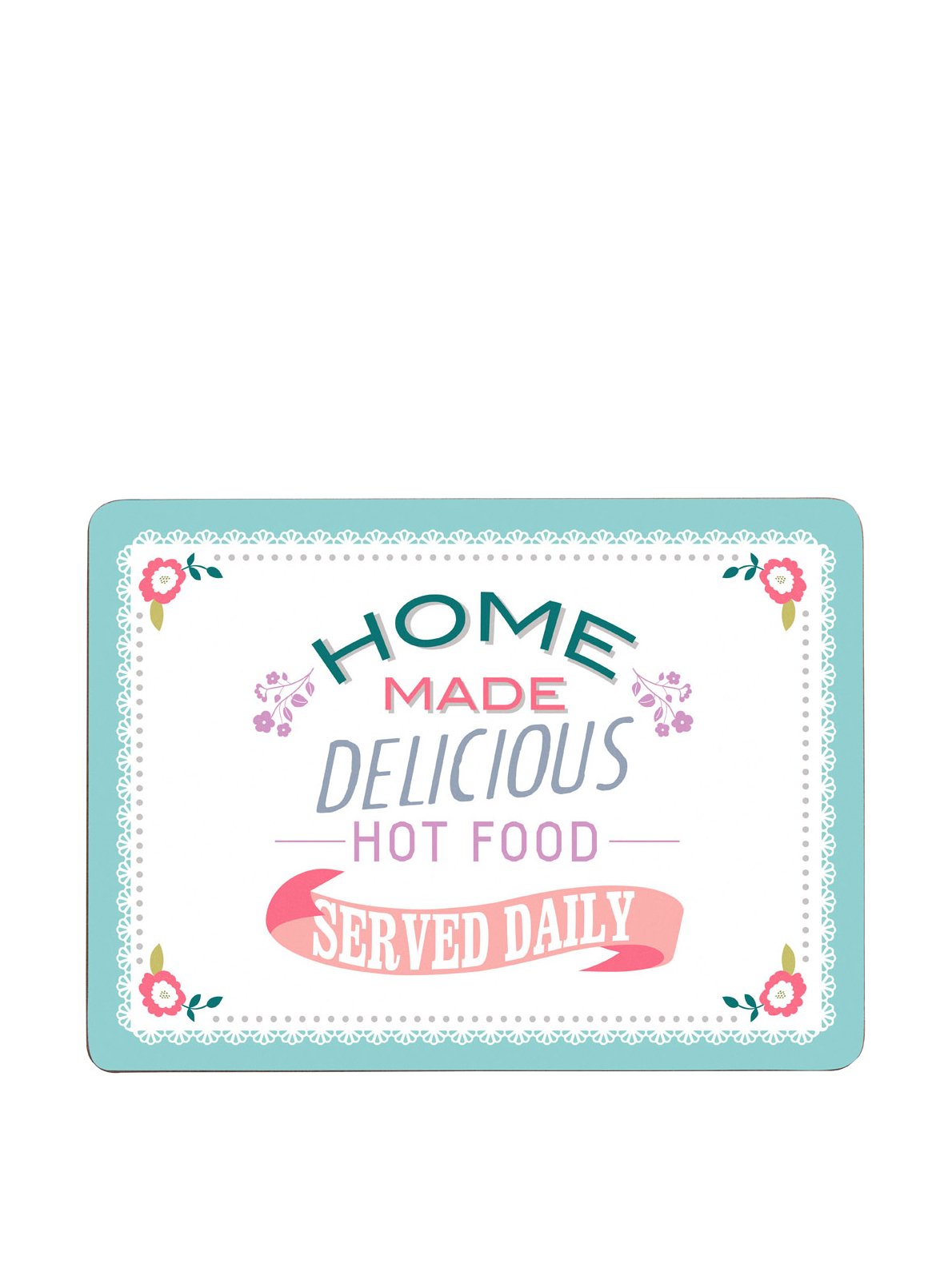 Premier Housewares Set Di 4 Tovagliette In Sughero Con Superficie In PVC Per Tavolo - Eleganti E Facili Da Pulire