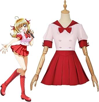 ぴちぴちピッチ 七海るちあ コスプレ衣装とウィッグセット ぴちぴちピッチ 七海るちあ コスプレ衣装とウィッグセット