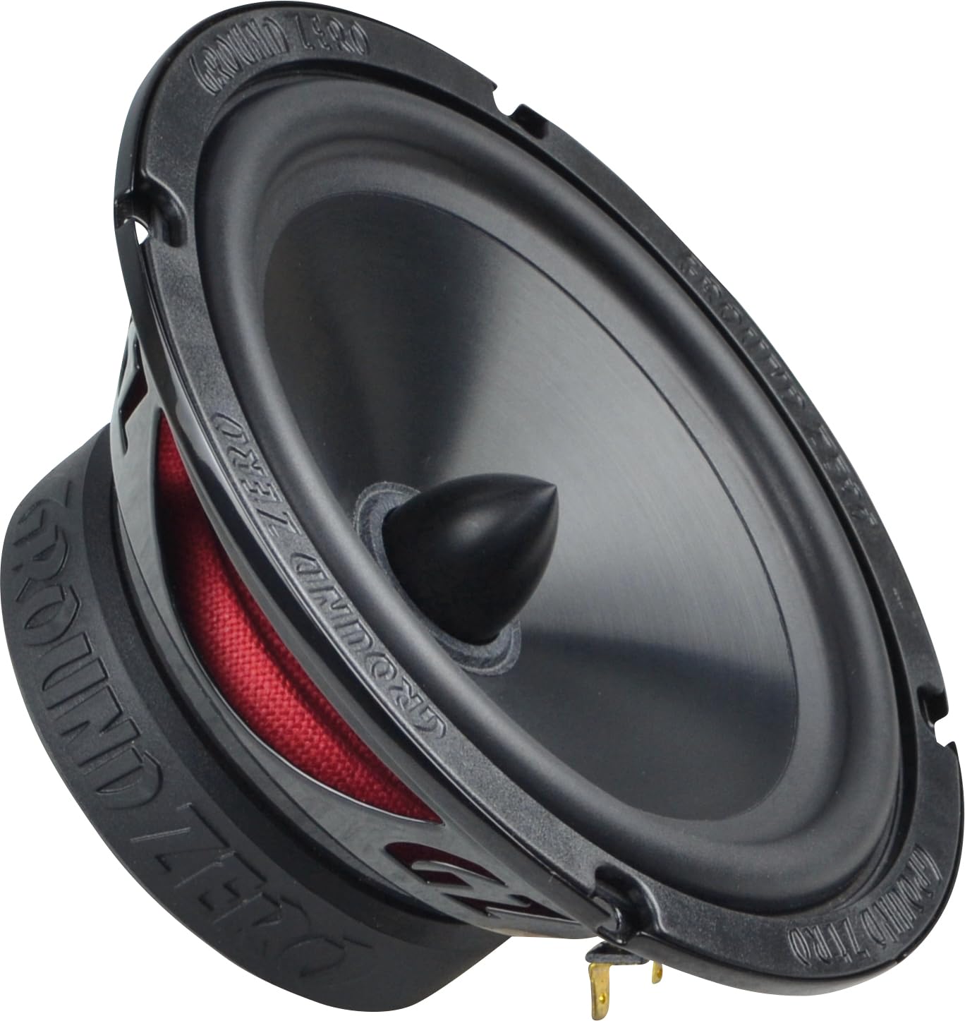 Ground Zero GZRC 165.2SQX-IV – 2-Wege Komponentensystem, 165 mm Lautsprecher, 120 W RMS, SQ-Serie, inklusive Hochtöner & Frequenzweichen, für Car-HiFi Premium-Klang