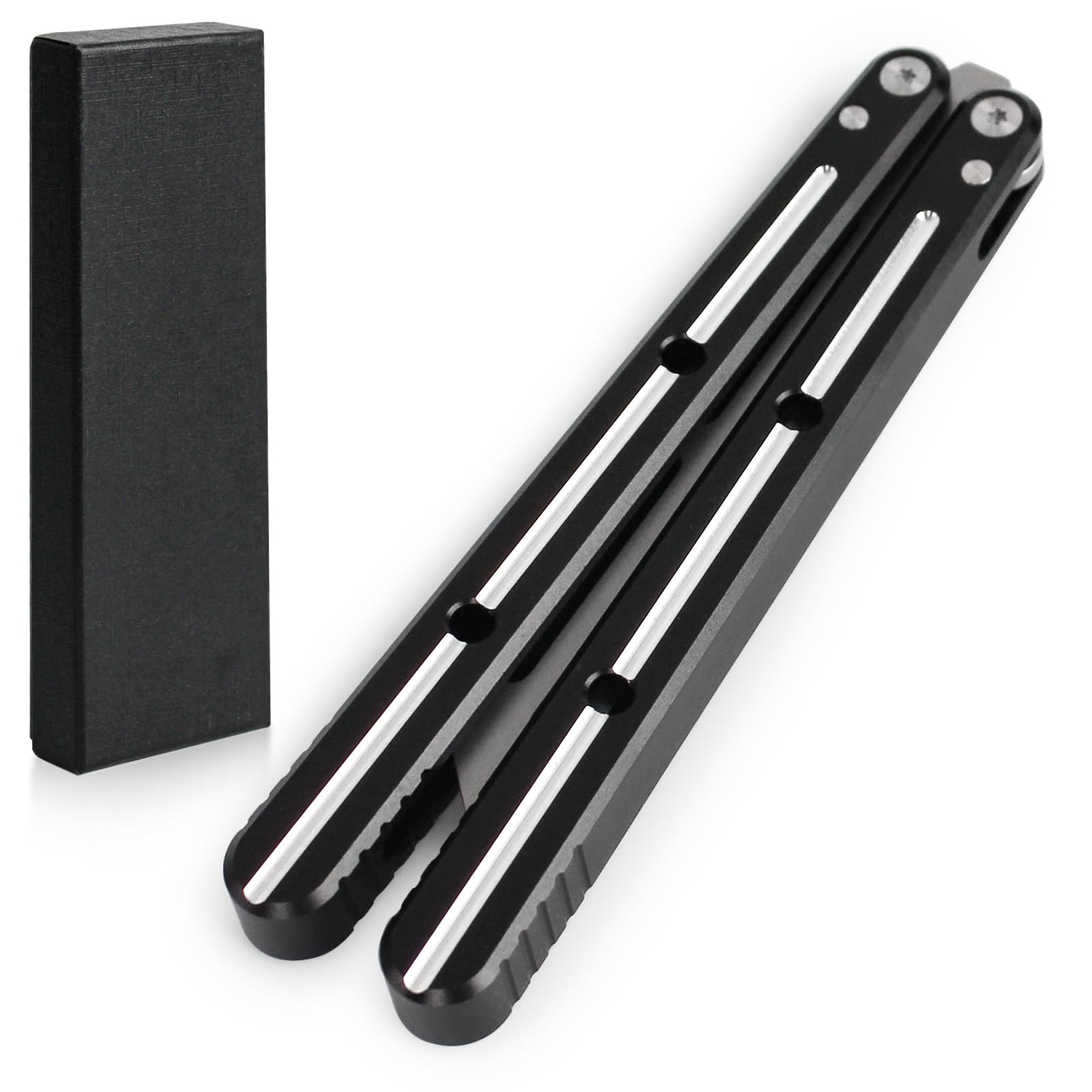 Steel Foldable Tool Crafted from 420 Steel & T6061 Aluminum – Durable and Easy to Use for Everyday Handling(Black)