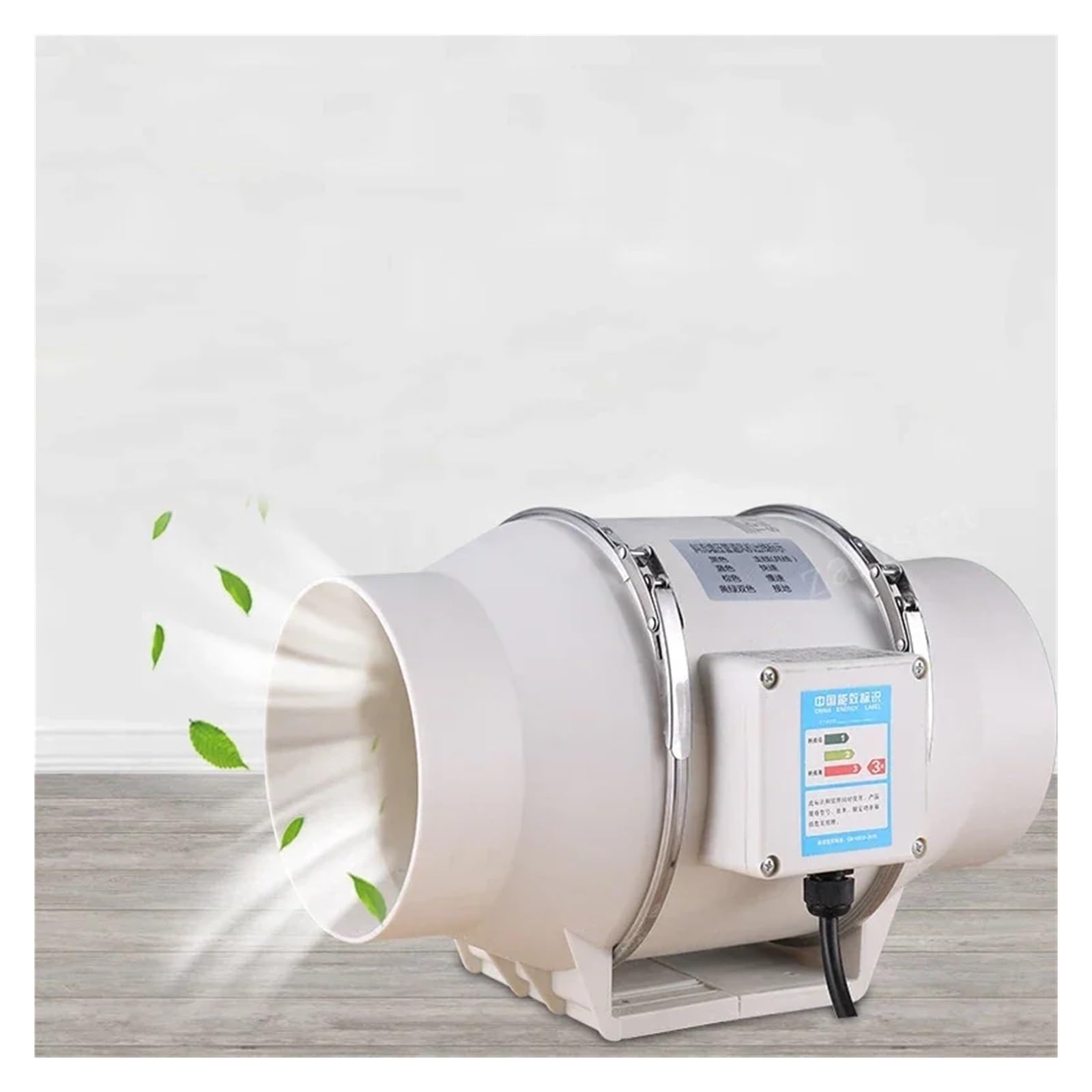 Ventilador de escape, Ventilador de escape for el hogar, silenciador, ventilador conducto en línea, for baño, equipo ventilación, cocina, montaje pared, purificador aire Ve(6 inch 150mm)