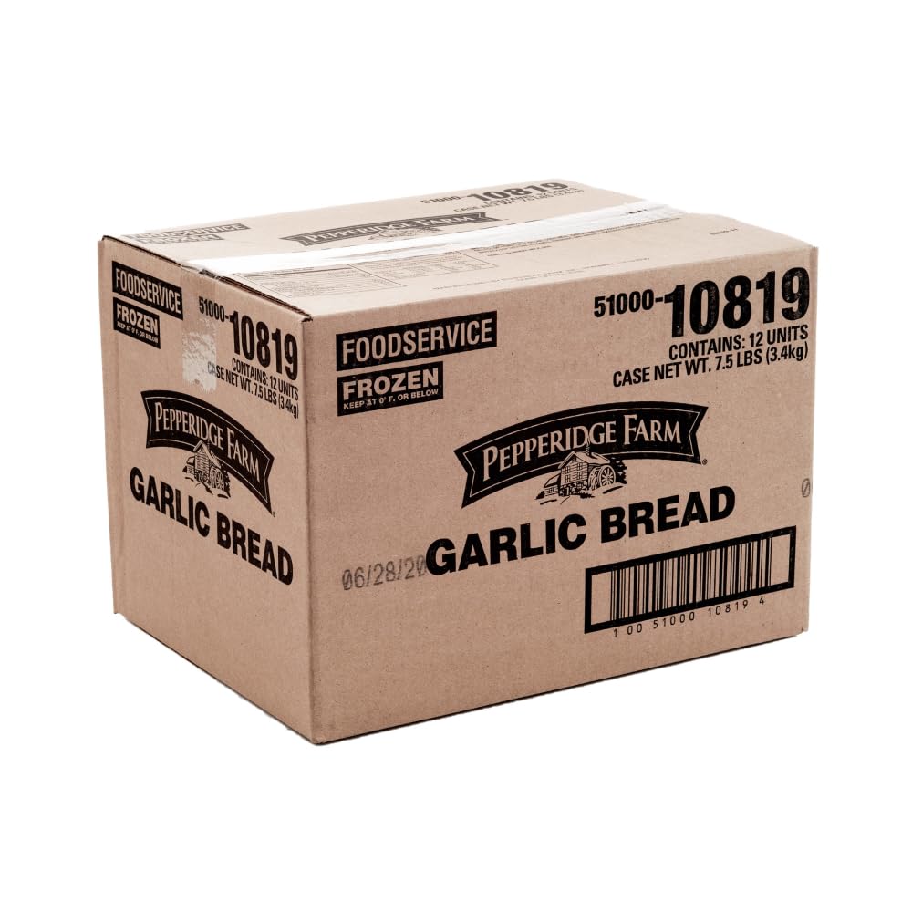 Pepperidge Farm Bread Frozen Garlic by Campbell's – 12.2 Ounce, Pack of 12