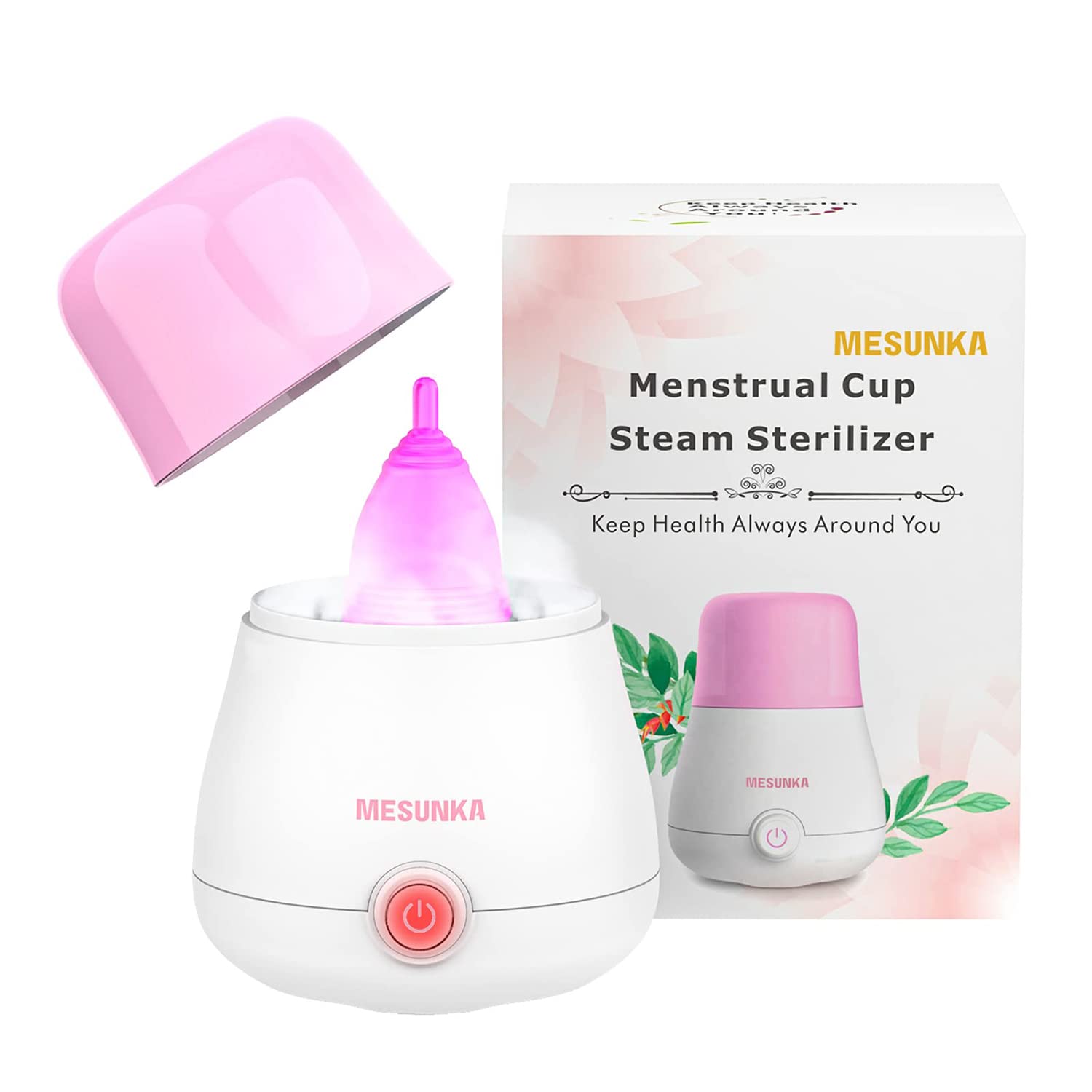 Menstrual Cup Steamer Sterilizer, MESUNKA Menstrual Cup Cleaner for All