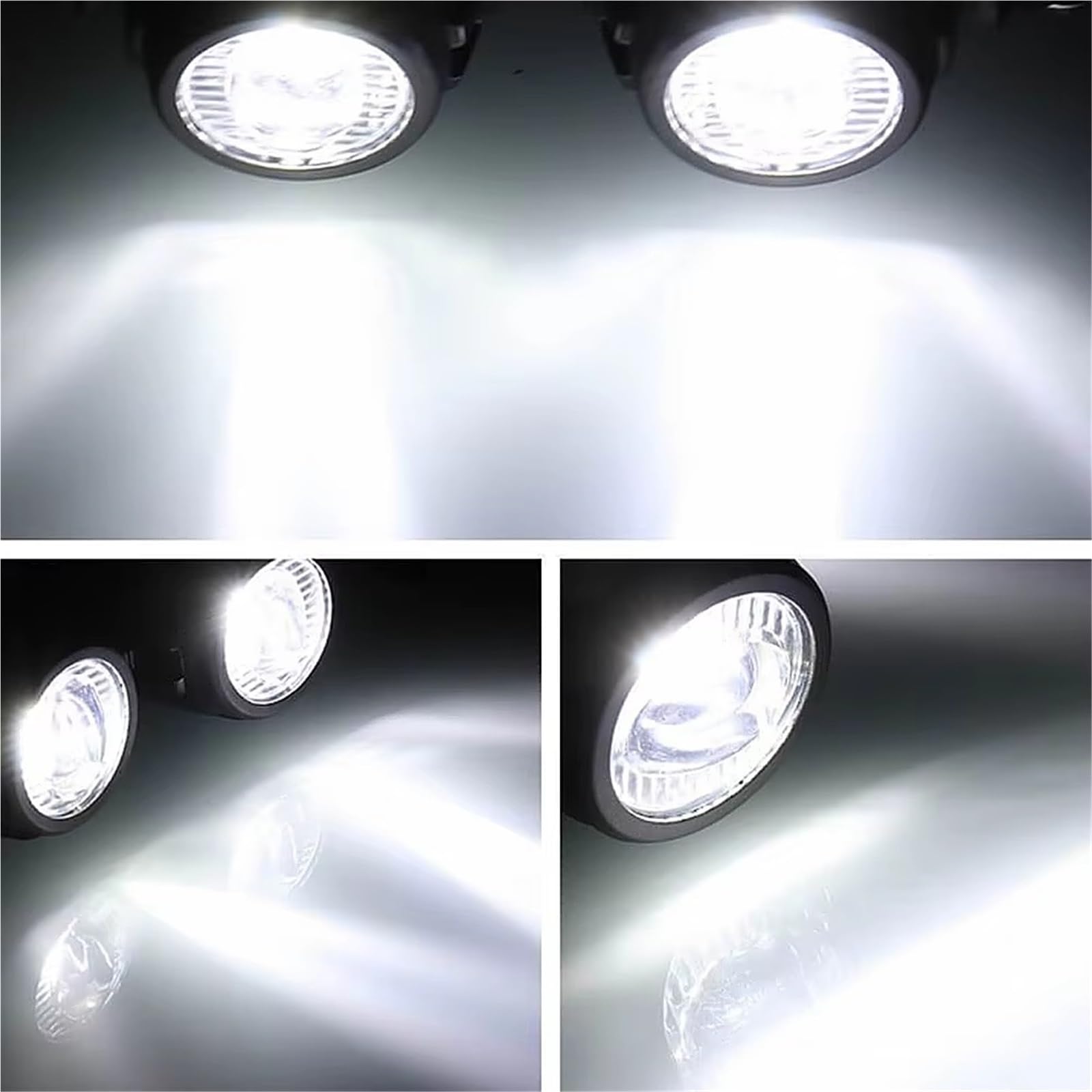 Generico per CRF1100L per CRF 1100L per CRF1100 L per Africa per Doppia Luce Fendinebbia Ausiliaria A LED Motocicletta Faro Moto(Light And Cover)