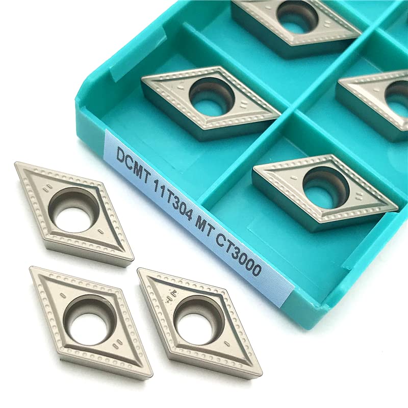 Juego de 10 inserciones para torno DCMT11T304 y DCMT11T308 miniatura 3