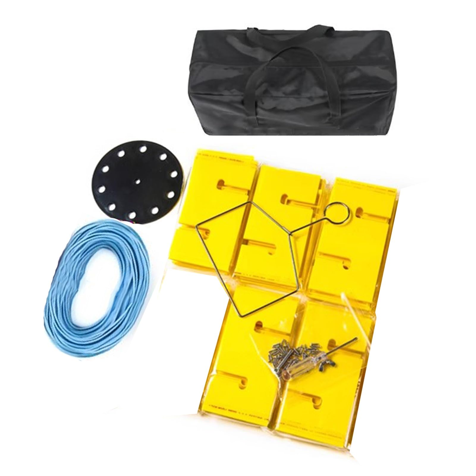 Zestaw klocków do budowania w zespole, Budowanie zespołu gra polegająca na układaniu bloków ABS dla dorosłych zewnątrz wielokolorowe 5/8/10 szt(Yellow,5PCS)