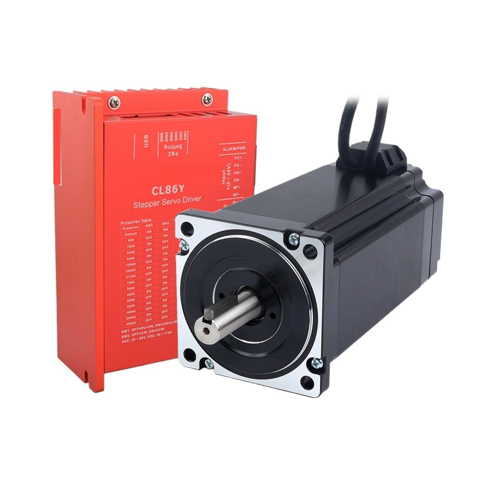 ANERTQUIH Stepper Motor Nema 34 Closed Loop Kit 12Nm Hybird Servo Driver CL86Y Nema34 86 2 Phase