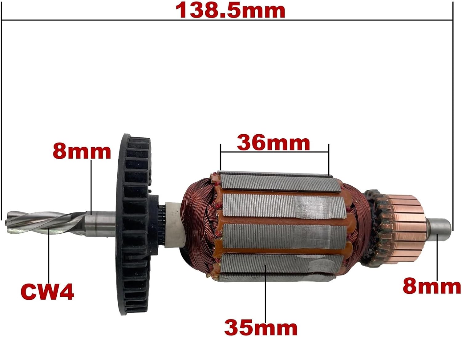AC220V-240V Armature Rotor Anchor Replacement for Percussion Drill GSB10 GSB400 GSB400-2 PSB400