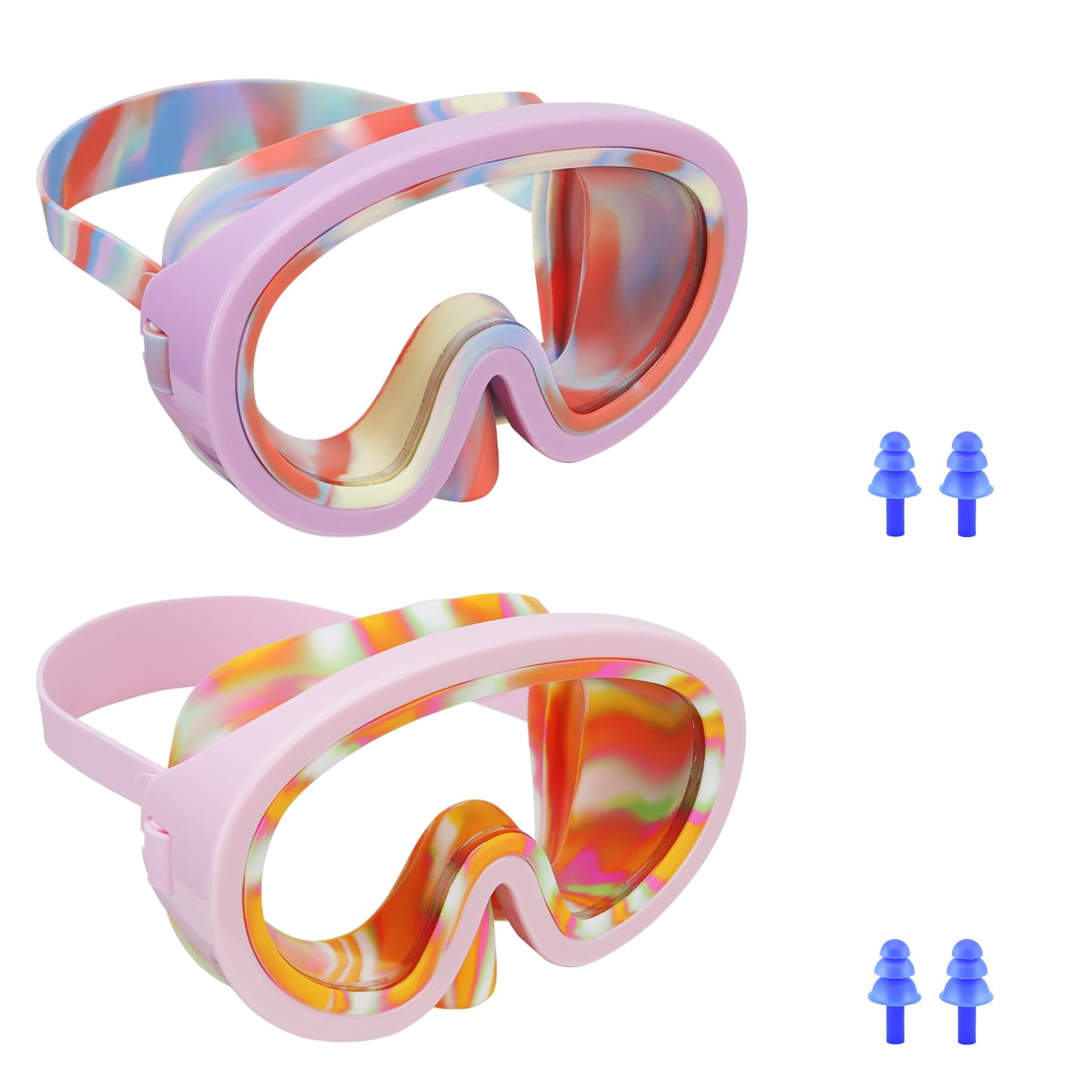 SACBOLA Swimming Goggles for Kids diving swim mask Glasses Snorkeling for Children Aged 3-8 Snorkel Dive mask