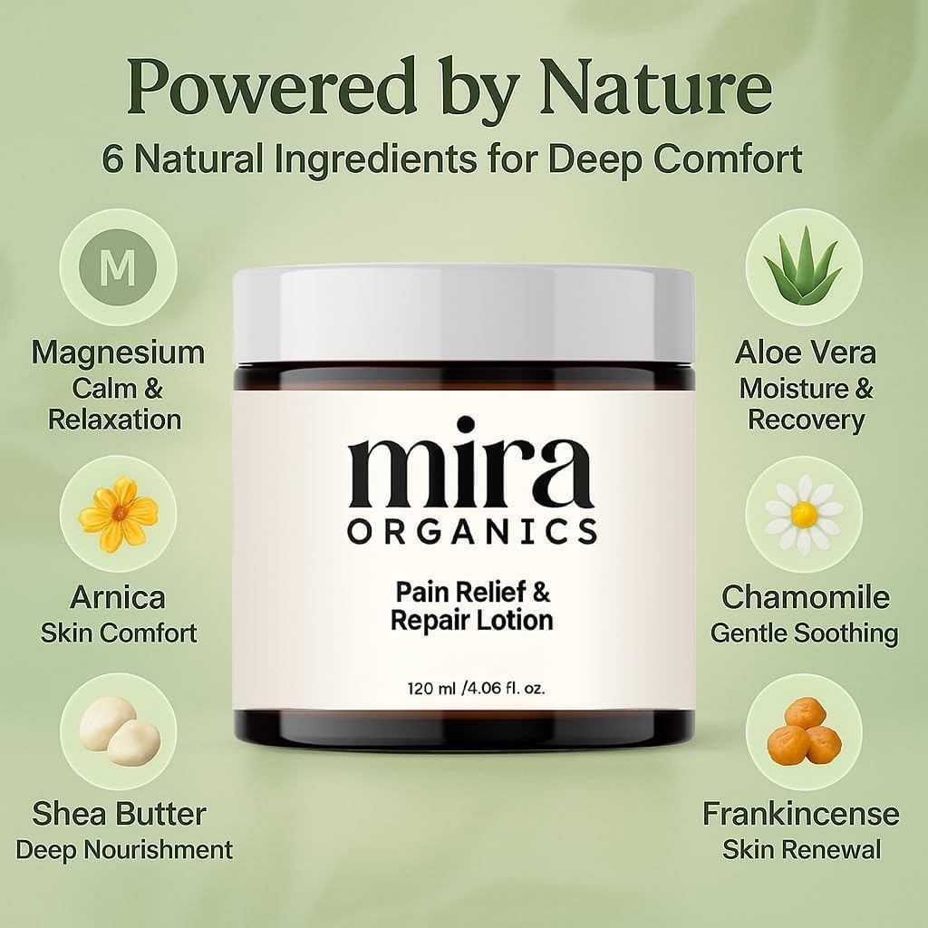 2026 New Mira Relief & Repair Lotion, Mira Pain Relief & Repair Lotion, Relief Cream for Hands, Wrists & Body, Non-Greasy Formula, Fast Absorbing for All Skin Types - 3