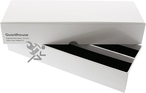 Guardhouse doble fila Coin caja de cápsula para grande (50 "H Cápsulas