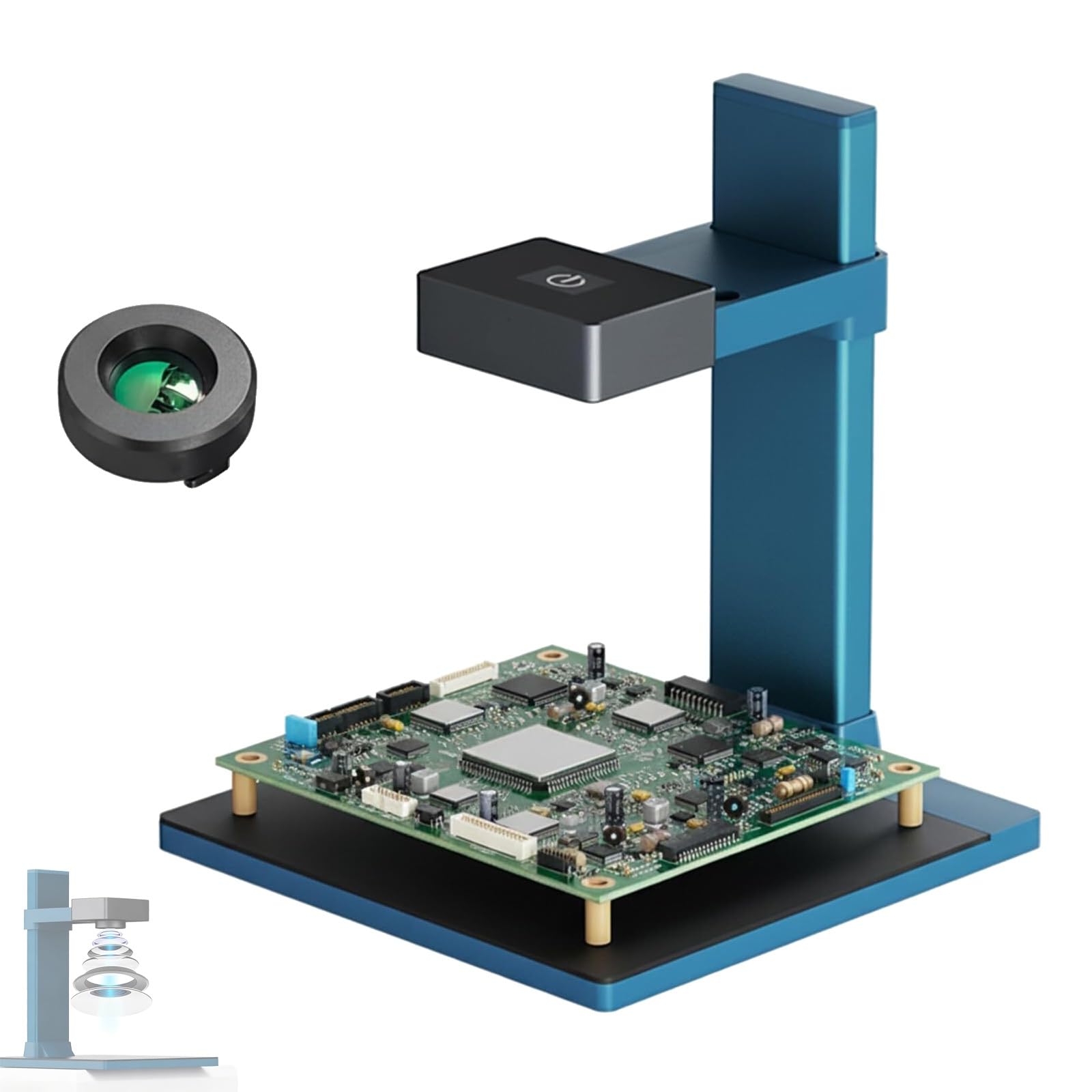 XNZJHPP Dual Board Thermal Imager - PCB Diagnostic Tool for Circuit Board Troubleshooting with High/Low Temperature Tests and Comparison Features
