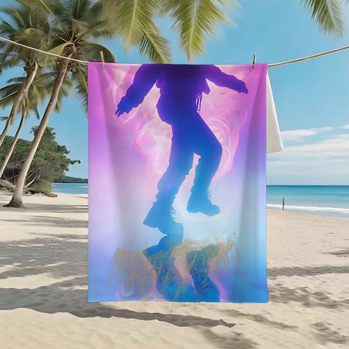 Telo Mare XXL 220x100cm/35x70cm, 2 Set Telo Mare Microfibra Ragazza Asciugamano Palestra Uomo, Antisabbia, Leggero, Asciugatura Rapida, Teli da Spiaggia Grandi Accessori per Camping Natation Yoga H-36