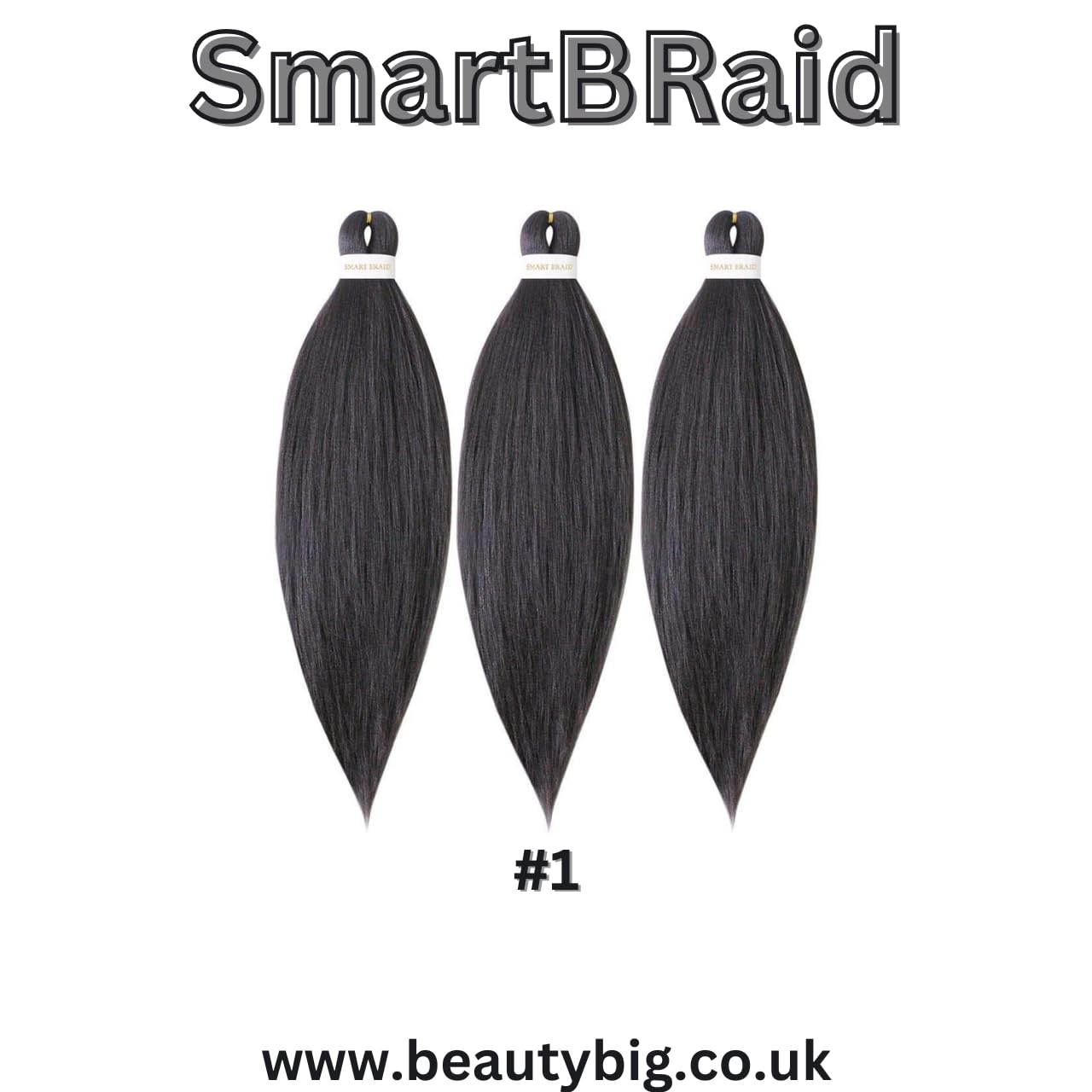 Smart Braid 3 Packs Pre Stretched Braiding Hair 28 Inch, Kanekalon Synthetic Hair Extensions for Braiding Yaki Texture - Image 4