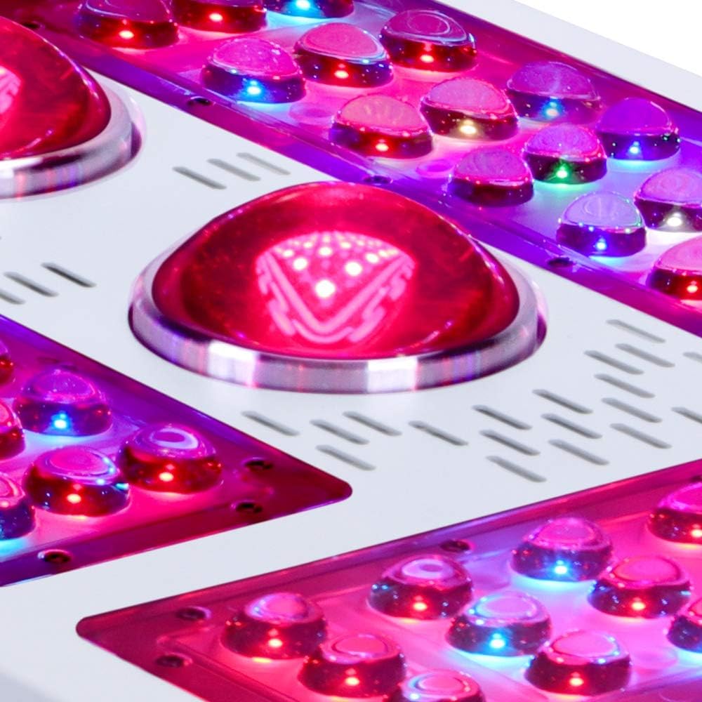 600W Dimmable LED Plant Grow Light,12-Band Full Spectrum COB Led Grow Lights with Dimmable Veg/Bloom Channels for Indoor Plants Veg and Flower