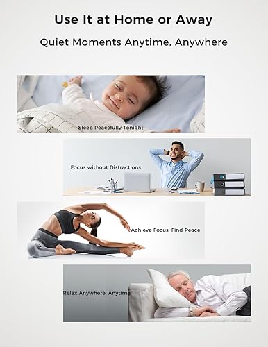 Miniatura 7 de FOXFINE Portable Sound Machine, Travel White Noise Machine with 30 Soothing Sounds, Timer & Memory for Sleeping, Baby, Adults, White