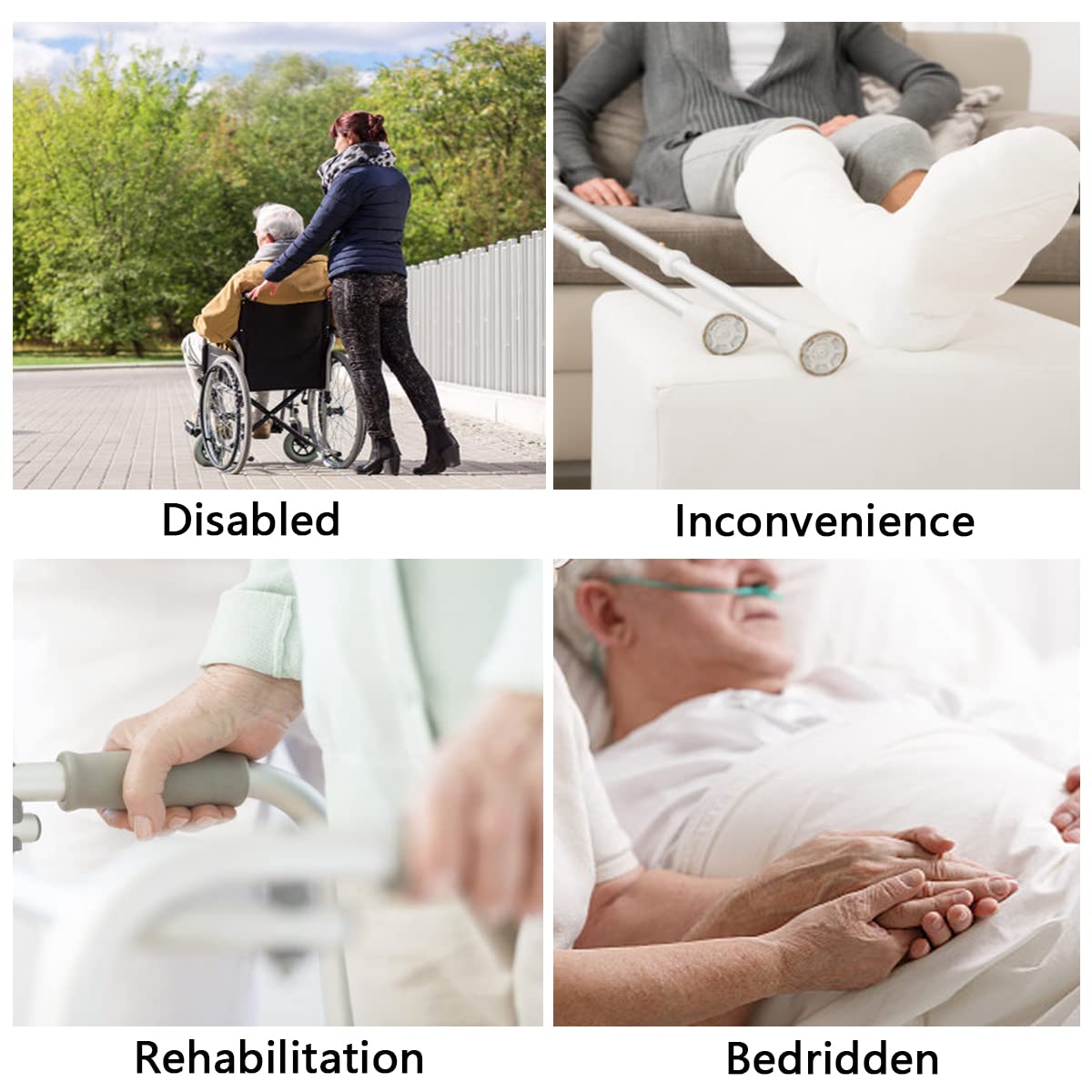 Transportador de Pacientes, 100 * 40cm Cinturón de Transferencia con Manijas,Paciente Anciano Cinturón móvil de Transferencia Silla de Ruedas Cama Cinturón Elevador de Enfermería con Manijas