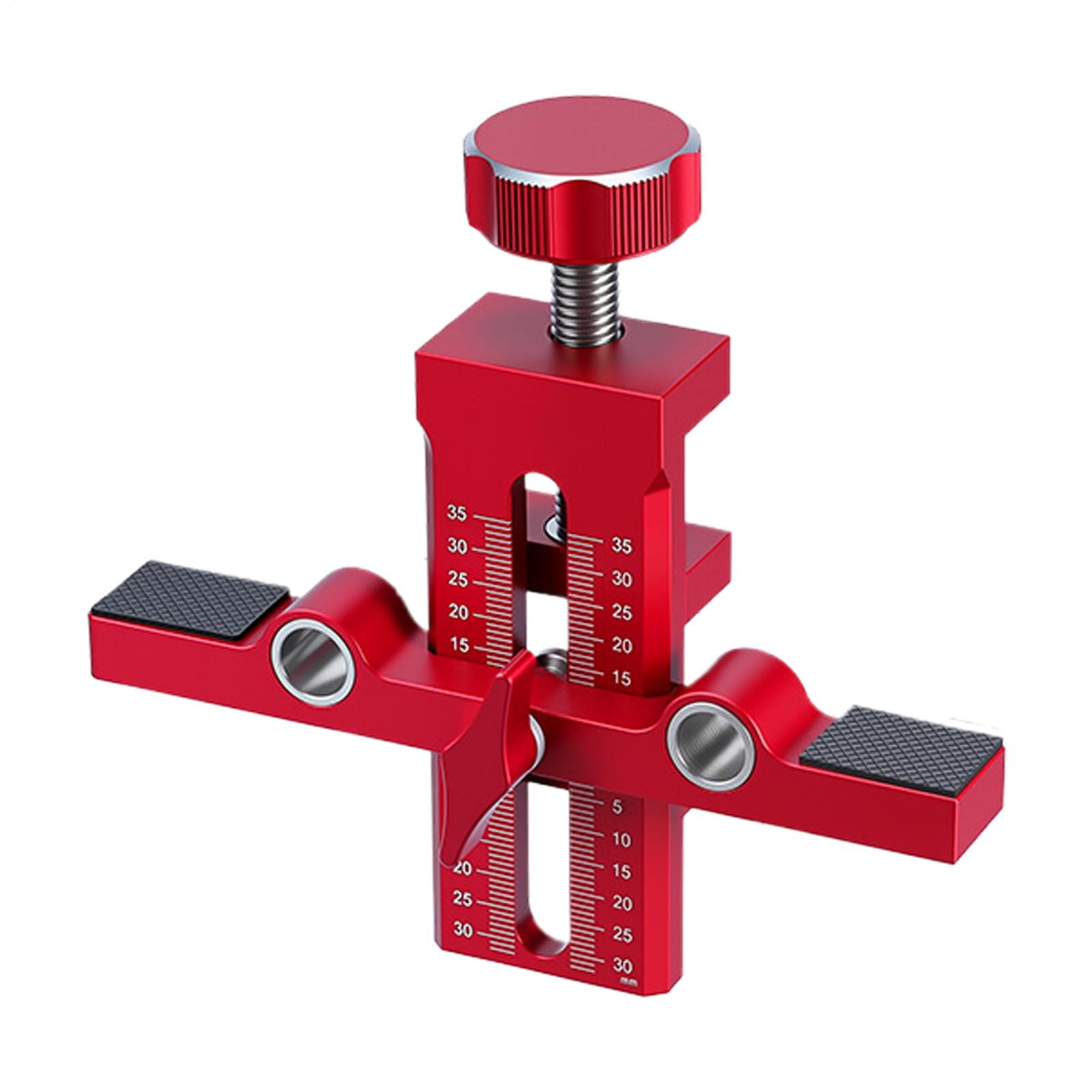 Outils de montage de portes d'armoires avec positionneur double trou