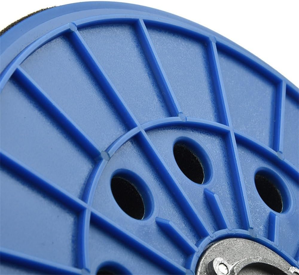 10 Hole 9" 230mm Drywall Sander Hook and Loop Backup Pad with 14mm Thread Grinding Polishing Plate Abrasives Sanding Discs Tool,Blue,230MM
