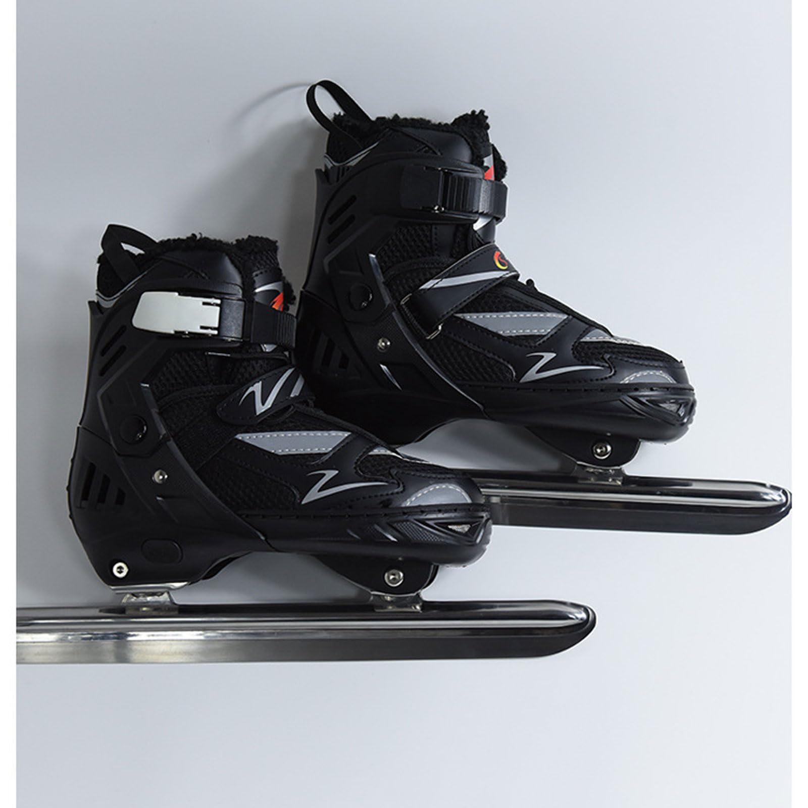 EnfantsPatins de Vitesse,Patins à Glace,4 Tailles réglables,Confortable et Chaud,Stables Support de la Cheville,pour Une Utilisation en extérieur et sur Les patinoires