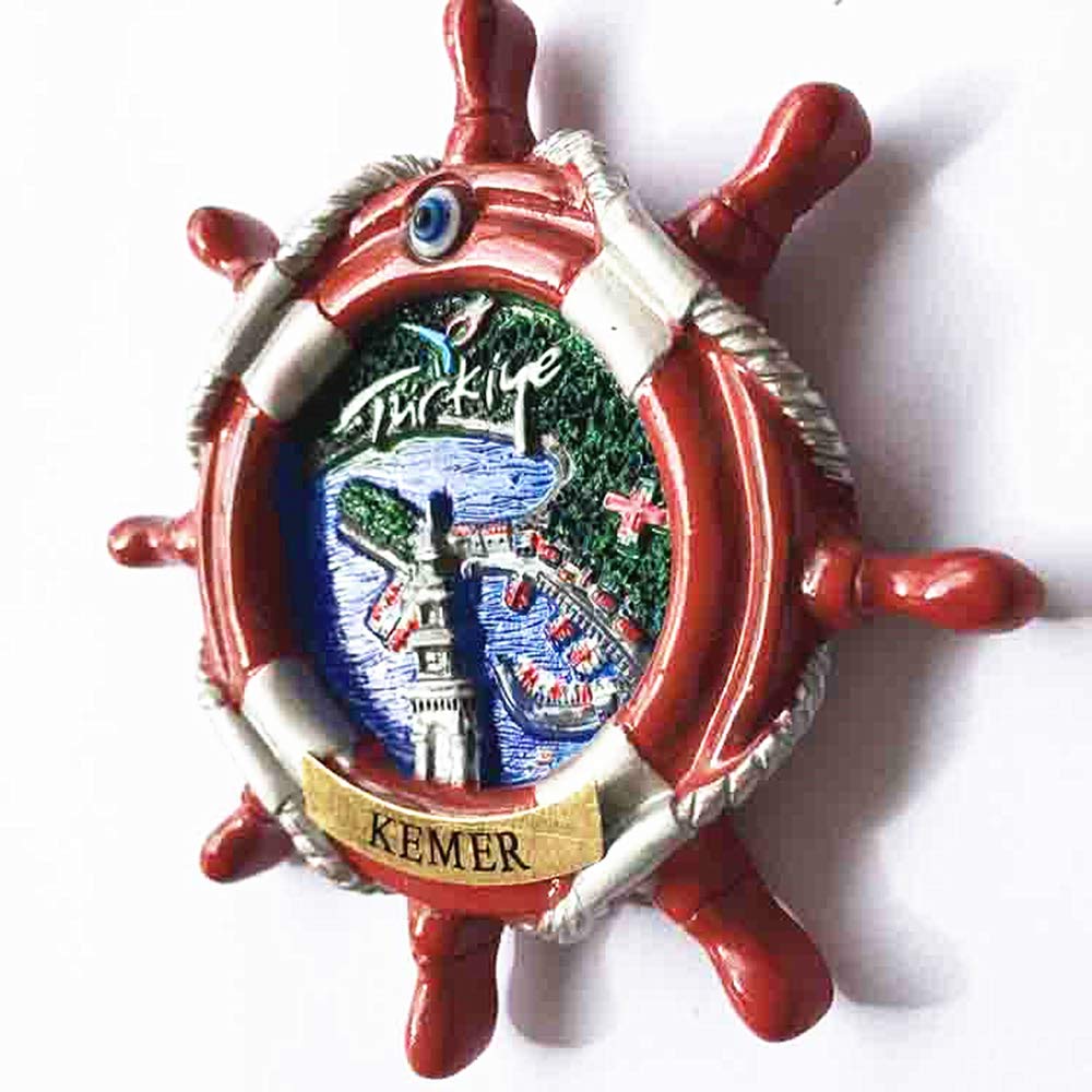 Calamita a forma di pesce per frigorifero - calamite decorative in legno a forma di animale - piccolo regalo per gli amanti dei pesci - dipinto ucraino Petrykivka - Italia