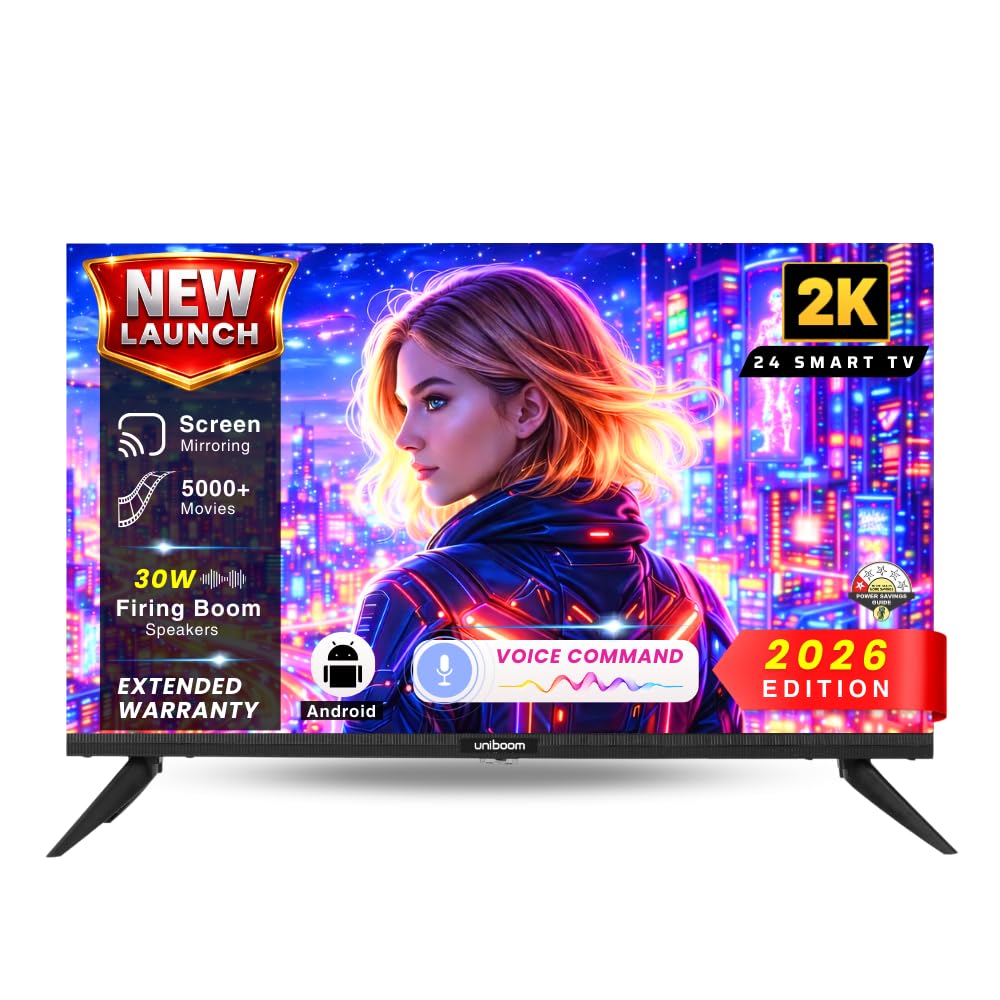 Optima 60 cm (24 inch) HD LED Smart Android TV with Voice Command App | 5000+ Free Movies | 30W Sonic Boom Speakers | 500+ Certified Apps | Mobile Remote | Mobile Screen Cast - 24S-ULT-AED-image-26