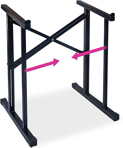 Liquid Stands Soporte mezclador de audio portátil Soporte de sintetizador de mezclador de música plegable y ajustable en ángulo, soporte MPC para