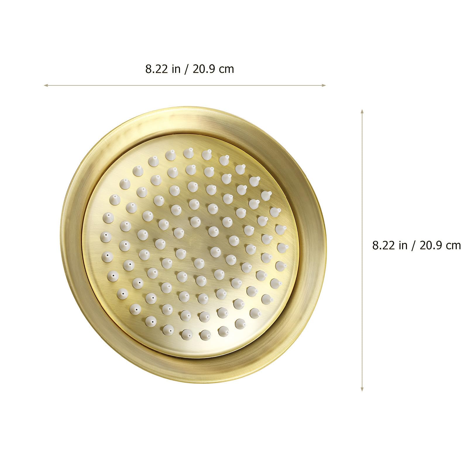 Angoily 1 Pc Rociador De Ducha Retro Boquilla De Ducha Para El Hogar Alcachofa De La Ducha Cabezal De Ducha De Techo De Ducha Suministros De Ducha Todo Bronce Acero Inoxidable