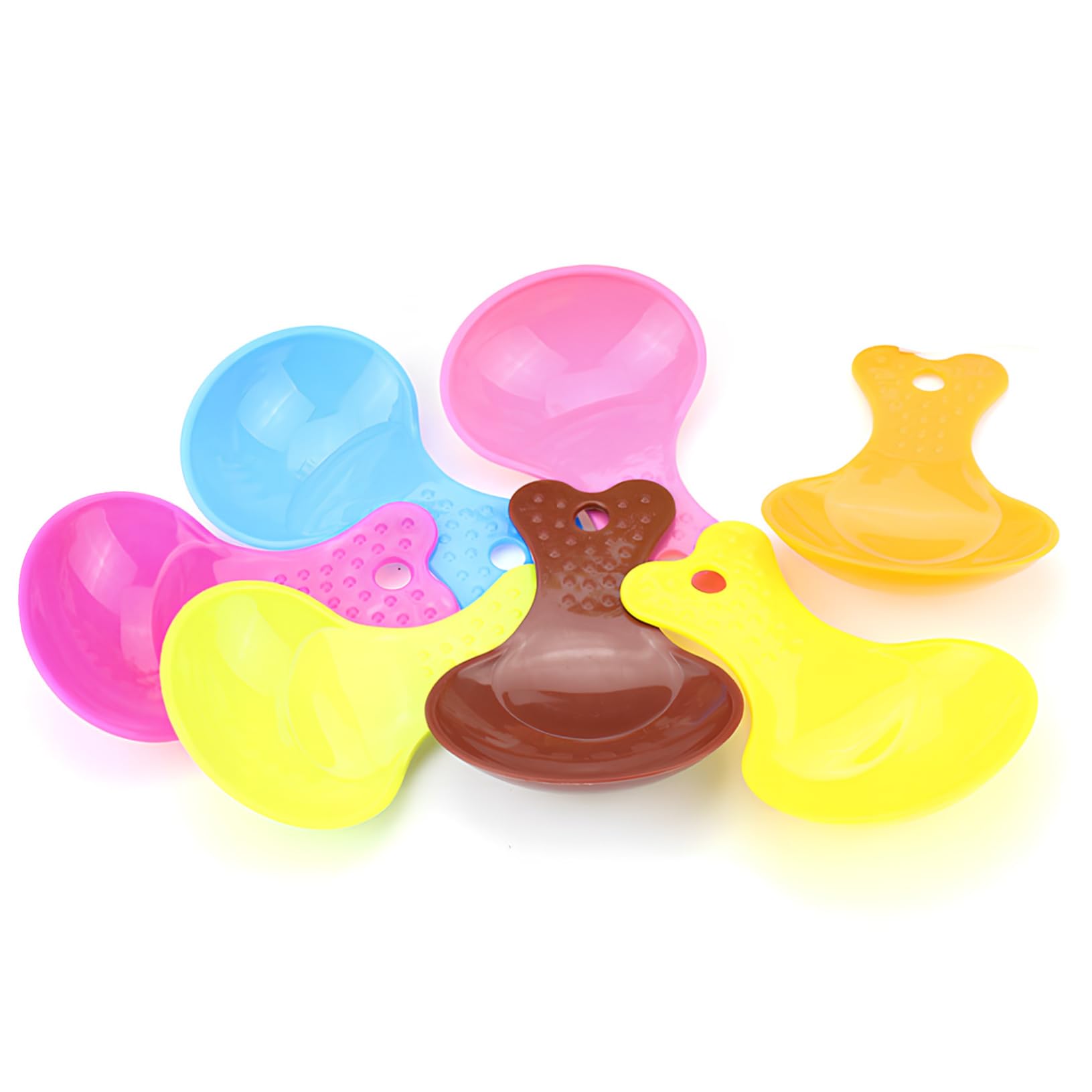 VANZACK 4ensembles Distributeur Automatique pour Oiseaux avec Compartiments Et Cuillère Mangeoire Transparent pour Perroquets Et Oiseaux De Compagnie Accessoire Pratique