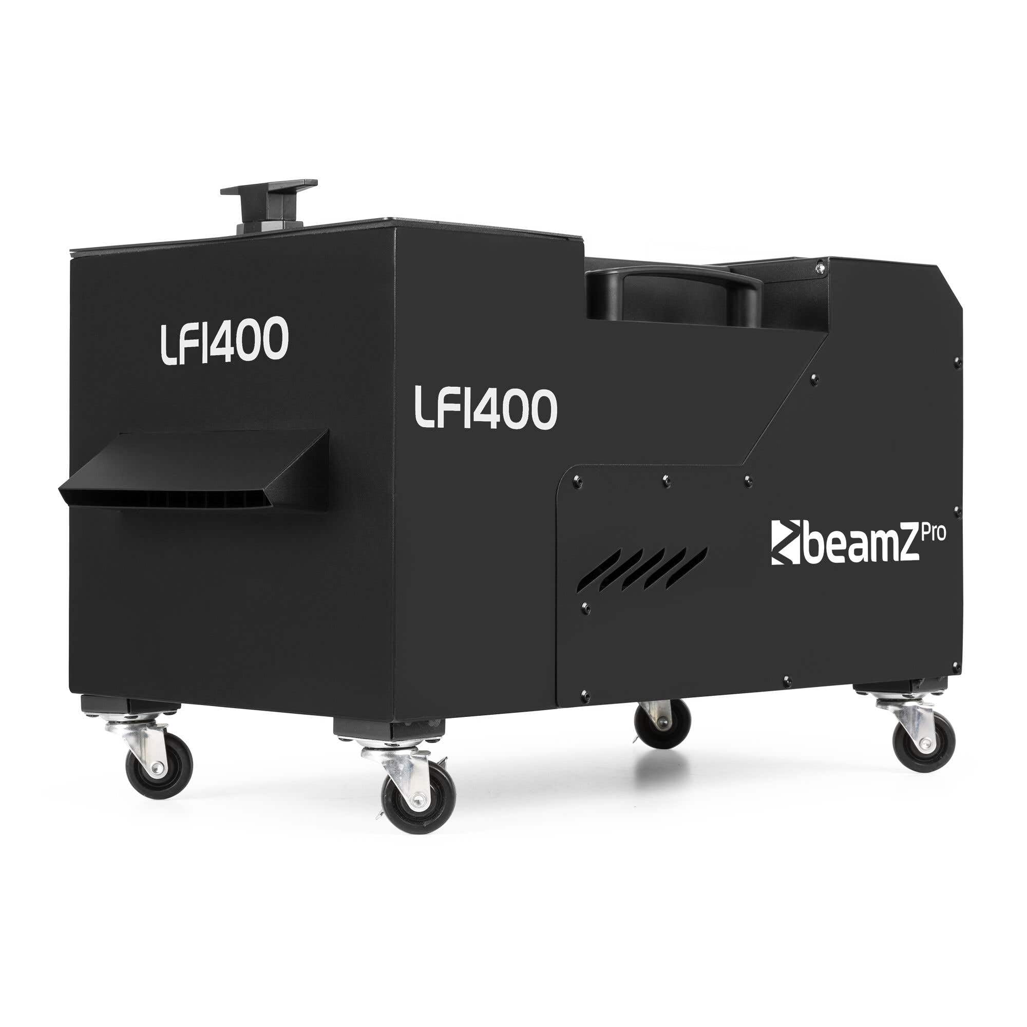 BeamZ Macchina per nebbia professionale LF1400 con tecnologia ad ultrasuoni, uscita 200 m³, con telecomando, macchina per fumo DMX, ideale per eventi, matrimoni e feste