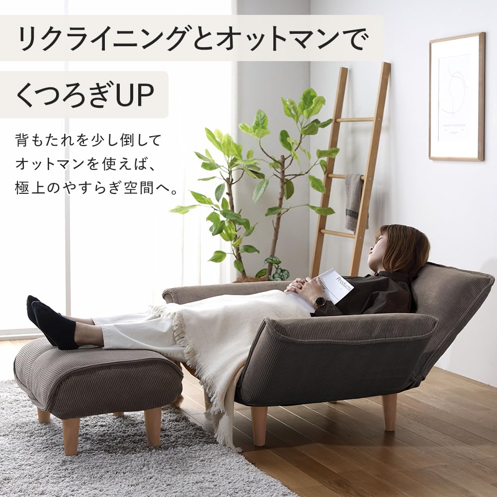 Amazon｜オットマン スツール ヴィンテージキャメル ヴィンテージPVC 