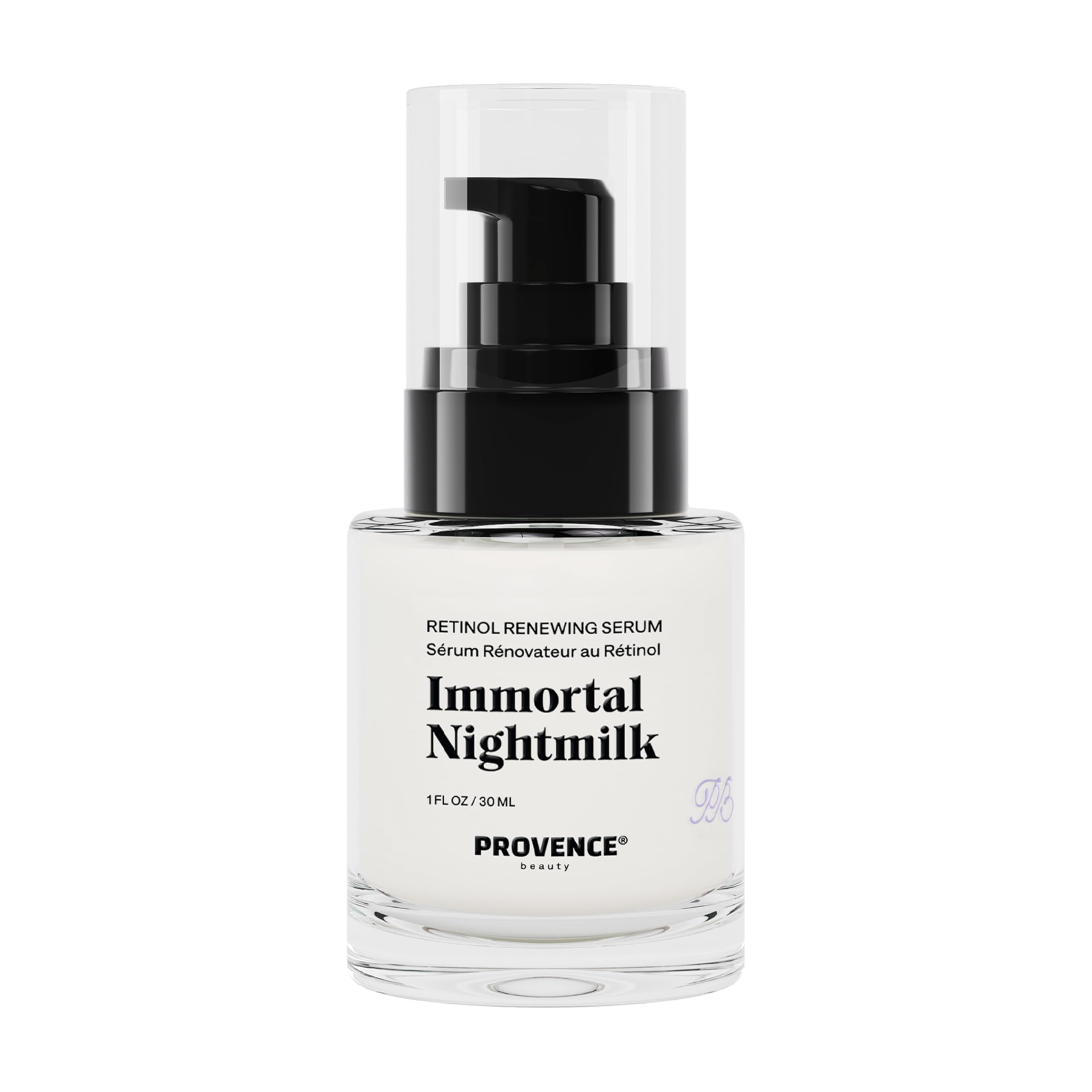 Immortal Nightmilk Retinol Renewing Face Serum – A Gentle 0.5% Retinol with Niacinamide & P5 Peptide – Smooths Texture, Improves Tone & Firms Skin – 1 fl oz