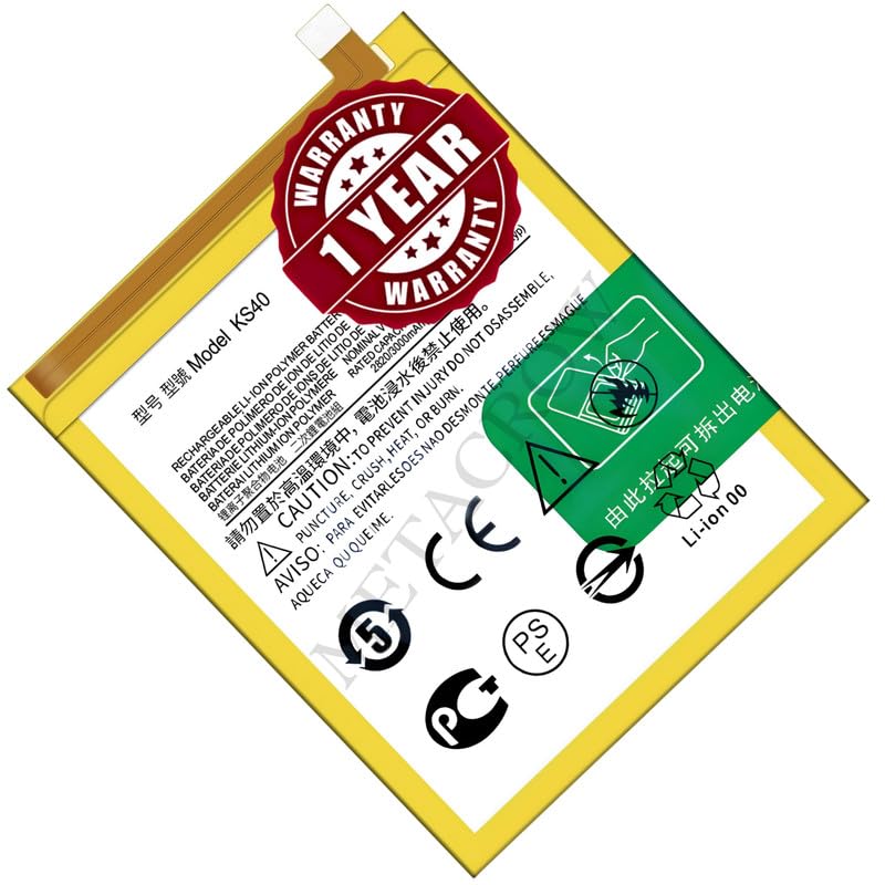 Image of Original KS40 Battery Compatible for Motorola Moto E6 Play (XT2029, XT2029-1) - (3000mAh) - 1 Year Warranty JK1